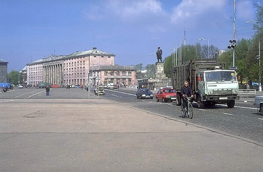 Вид площади Победы в Калининграде в советский период