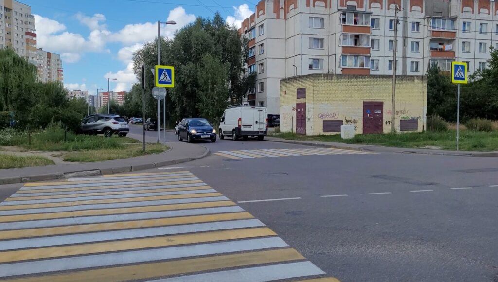 Перекресток на улице Маточкина