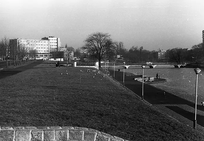 Калининград 80-х. Нижнее озеро 6 Берег Нижнего озера, Калининград 80-х