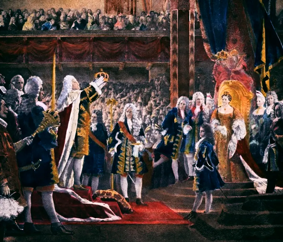 1701–1762: Кёнигсберг как колыбель Прусского королевства 2 Фридрих Первый возлагает на себя корону. Кёнигсберг, 1701 год
